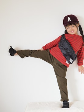 「MAKE YOUR DAY（メイクユアデイ）のアイテム」を使った、makeyourday_officialさん（キッズ・111cm）の夏コーディネート