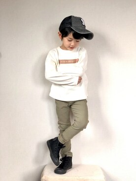 makeyourday_officialさん（キッズ・110cm）の冬コーディネート