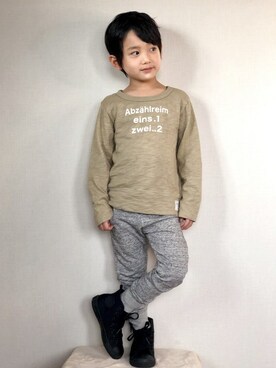 makeyourday_officialさん（キッズ・110cm）の冬コーディネート