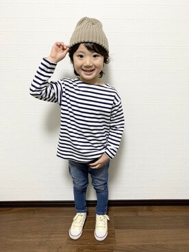 makeyourday_officialさん（キッズ・110cm）の冬コーディネート