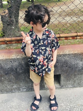 makeyourday_officialさん（キッズ・110cm）の春コーディネート