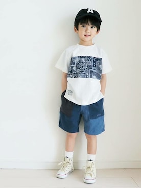 makeyourday_officialさん（キッズ・110cm）の夏コーディネート