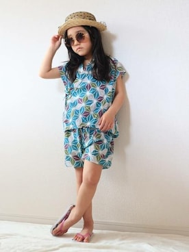 「アイテム（水着/着物・浴衣）」を使った、makeyourday_officialさん（キッズ・110cm）の夏コーディネート