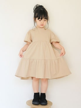 「新作」｜makeyourday_officialさん（キッズ・110cm）の春コーディネート