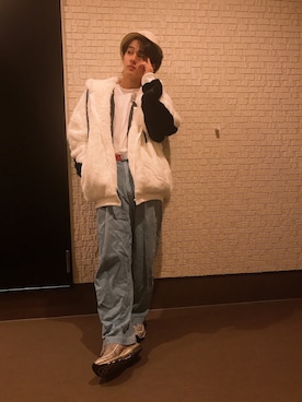 「RE730」｜makotoさん（メンズ・168cm）の秋コーディネート