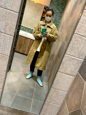 「Rodeo Crowns（ロデオクラウンズ）のアイテム（その他アウター）」を使った、fuchikoさん（レディース・158cm）の冬コーディネート