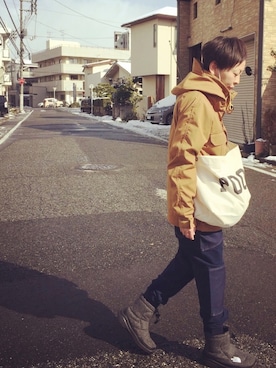 「FRAPBOIS」｜「アイテム（ブーティ）」を使った、0309さん（レディース・155cm）の冬コーディネート