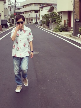 「Frederick（フレデリック）のアイテム」を使った、0309さん（レディース・155cm）の夏コーディネート