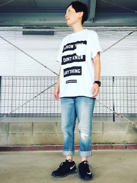 「Frederick（フレデリック）のアイテム」を使った、0309さん（レディース・155cm）の夏コーディネート