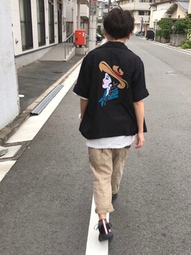 「Frederick（フレデリック）のアイテム」を使った、0309さん（レディース・155cm）の夏コーディネート