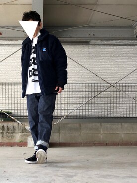 「orslow」｜「アイテム（ブルゾン）」を使った、0309さん（レディース・155cm）の冬コーディネート
