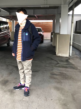 「ACG」｜「アイテム（ブルゾン）」を使った、0309さん（レディース・155cm）の春コーディネート