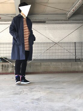 「SON OF THE CHEESE（サノバチーズ）のアイテム」を使った、0309さん（レディース・155cm）の春コーディネート