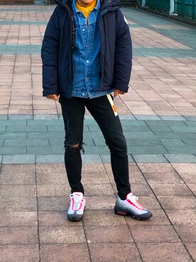 「VAN（バン）のアイテム（ジャケット/アウター）」を使った、knt99さん（メンズ・175cm）の冬コーディネート