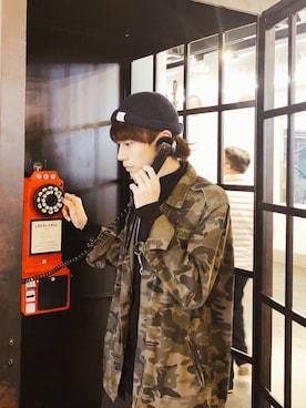 「PULL&BEAR（プルアンドベア）のアイテム（ブルゾン）」を使った、Watson_Tamさん（メンズ・174cm）の冬コーディネート