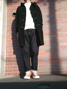 「ct70」｜「アイテム（ダッフルコート）」を使った、така＠さん（メンズ・178cm）の冬コーディネート