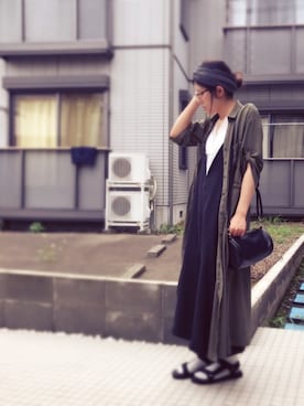 「folklore（フォルクローレ）のアイテム」を使った、かえ。さん（レディース・157cm）の夏コーディネート