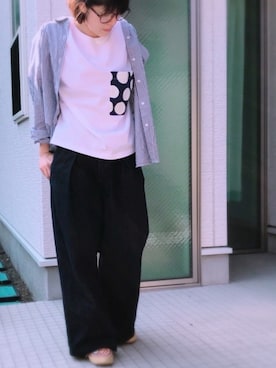 「folklore（フォルクローレ）のアイテム」を使った、かえ。さん（レディース・157cm）の春コーディネート