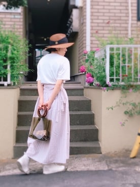 かえ。さん（レディース・157cm）の夏コーディネート