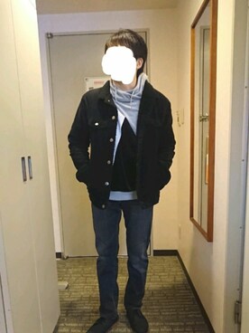「semantic design（セマンティックデザイン）のアイテム（パーカー）」を使った、K.Iさん（メンズ・163cm）の春コーディネート