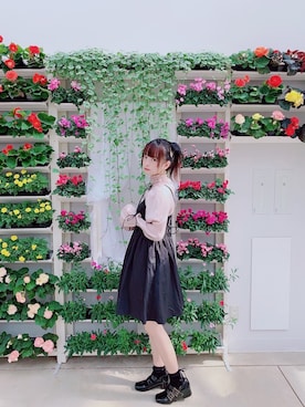 「Honey Salon（ハニーサロン）のアイテム（ワンピース/ドレス）」を使った、樹里_wさん（レディース・155cm）の秋コーディネート