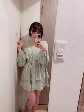 「one after another NICE CLAUP（ワンアフターアナザーナイスクラップ）のアイテム（チュニック）」を使った、樹里_wさん（レディース・155cm）の冬コーディネート