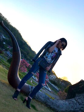 「CECIL McBEE（セシルマクビー）のアイテム（サンダル）」を使った、hirさん（レディース・161cm）の春コーディネート