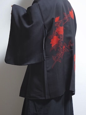 「和装」｜「アイテム（その他アウター）」を使った、NICOさん（メンズ・168cm）の冬コーディネート