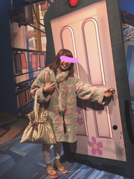 「ピクサー展」｜eさん（レディース・154cm）の冬コーディネート