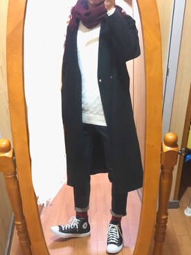 「EMMA CLOTHES（エマクローズ）のアイテム（その他アウター）」を使った、RIKUさん（メンズ・172cm）の冬コーディネート