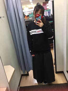「VISION（ヴィジョン）のアイテム（トップス）」を使った、ティアラさん（レディース・158cm）の秋コーディネート
