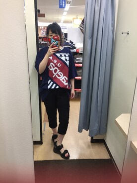 「Kaepa（ケイパ）のアイテム」を使った、ティアラさん（レディース・157cm）の夏コーディネート