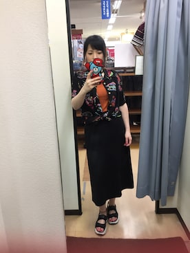 「RODEO（ロデオ）のアイテム」を使った、ティアラさん（レディース・158cm）の夏コーディネート