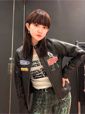 「90'sコーデ」｜「アイテム（その他アウター）」を使った、トキワさん（レディース・155cm）の冬コーディネート