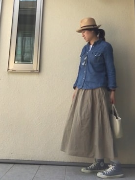 mariさん（レディース・167cm）の春コーディネート