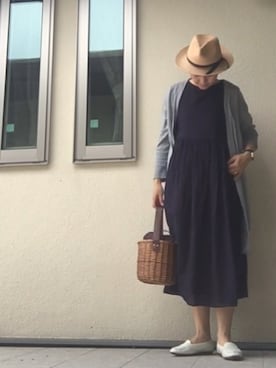 「アイテム（モカシン/デッキシューズ）」を使った、mariさん（レディース・167cm・40代）の春コーディネート