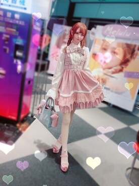 「Bobon21（ボボンニジュウイチ）のアイテム（ワンピース/ドレス）」を使った、ゆいたんさん（レディース・158cm）の冬コーディネート