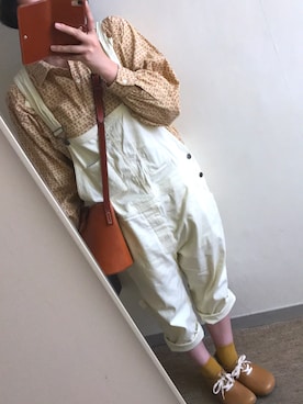 「BARCOS（バルコス）のアイテム」を使った、mさん（レディース・156cm）の春コーディネート