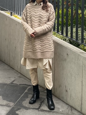 YU さん(レディース・159cm)の冬コーディネート