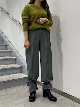 YU さん（レディース・159cm）の冬コーディネート