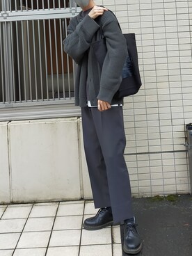 カーディガン ボレロを使った ユニクロユー のメンズ人気ファッションコーディネート Wear