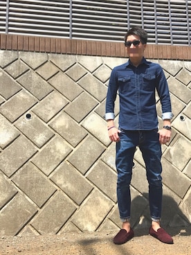 「NANO universe（ナノユニバース）のアイテム（腕時計）」を使った、ooddaaさん（メンズ・178cm）の春コーディネート