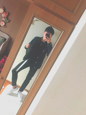 「Right-on（ライトオン）のアイテム（デニムジャケット）」を使った、けいさん（メンズ・169cm）の春コーディネート