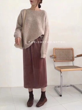 抹茶榴莲板栗熊さんのコーディネート