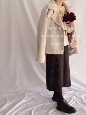 抹茶榴莲板栗熊さんのコーディネート