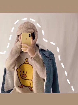 抹茶榴莲板栗熊さんのコーディネート