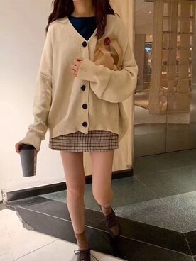 抹茶榴莲板栗熊さんのコーディネート