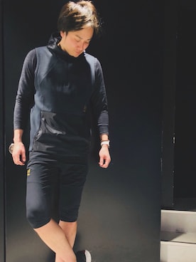 「トレーニング」｜「アイテム（その他アウター）」を使った、m.ohtaniさん（メンズ・185cm）の春コーディネート
