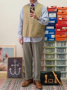 JPさん（メンズ・172cm）の春コーディネート