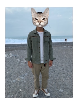 「Carhartt WIP（カーハートダブリューアイピー）のアイテム（シューズ）」を使った、CN,Chouさん（メンズ・176cm）の秋コーディネート